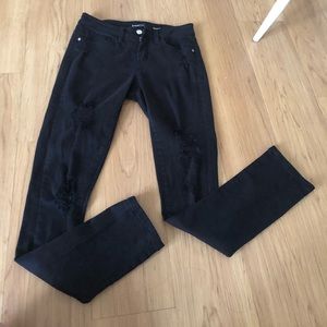 Bebe black skinny jeans